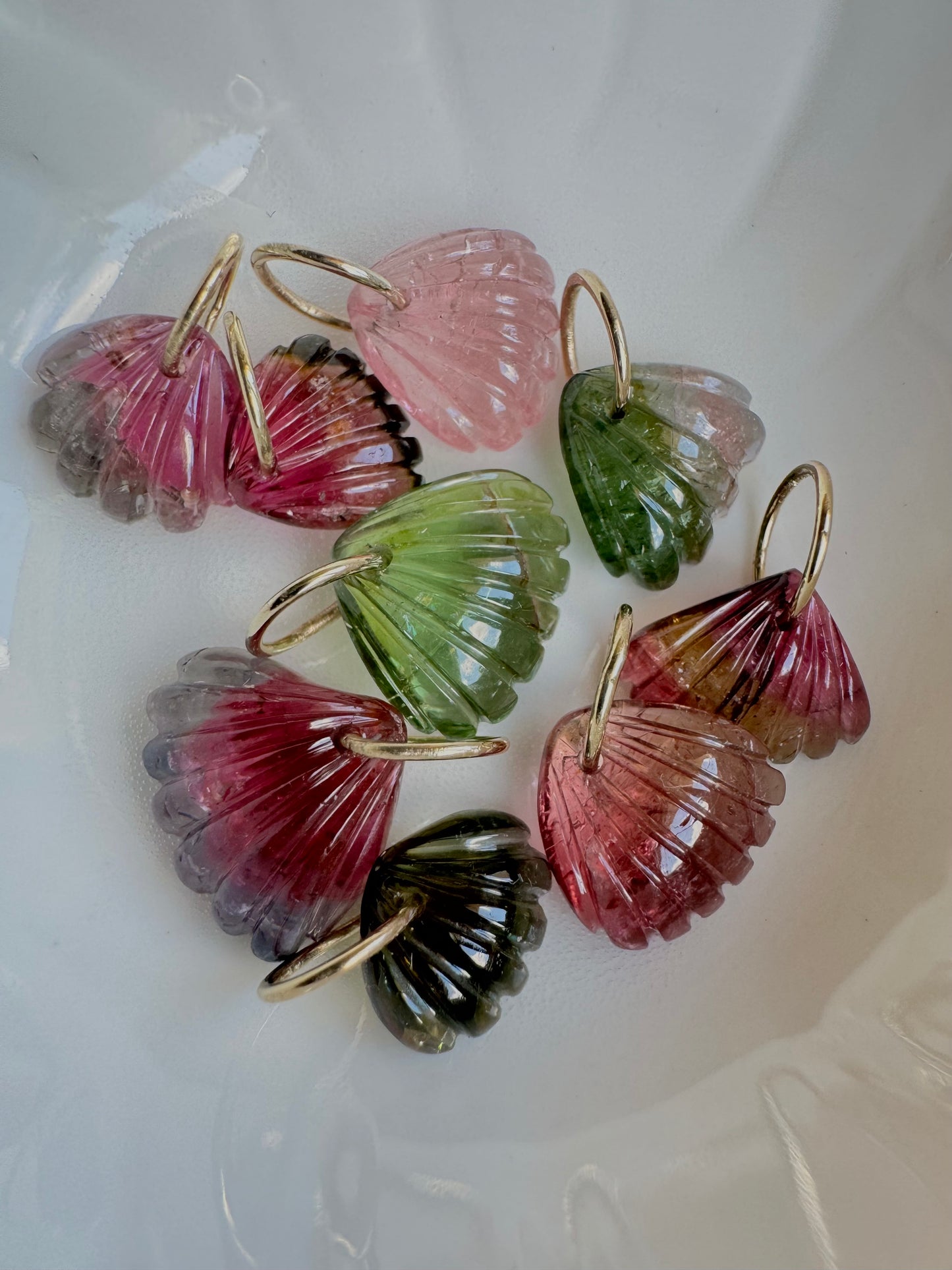 CHARM CONCHIGLIA TORMALINA