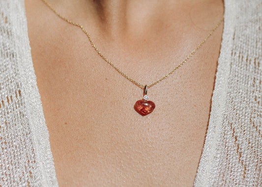 TOURMALINE HEART PENDANT