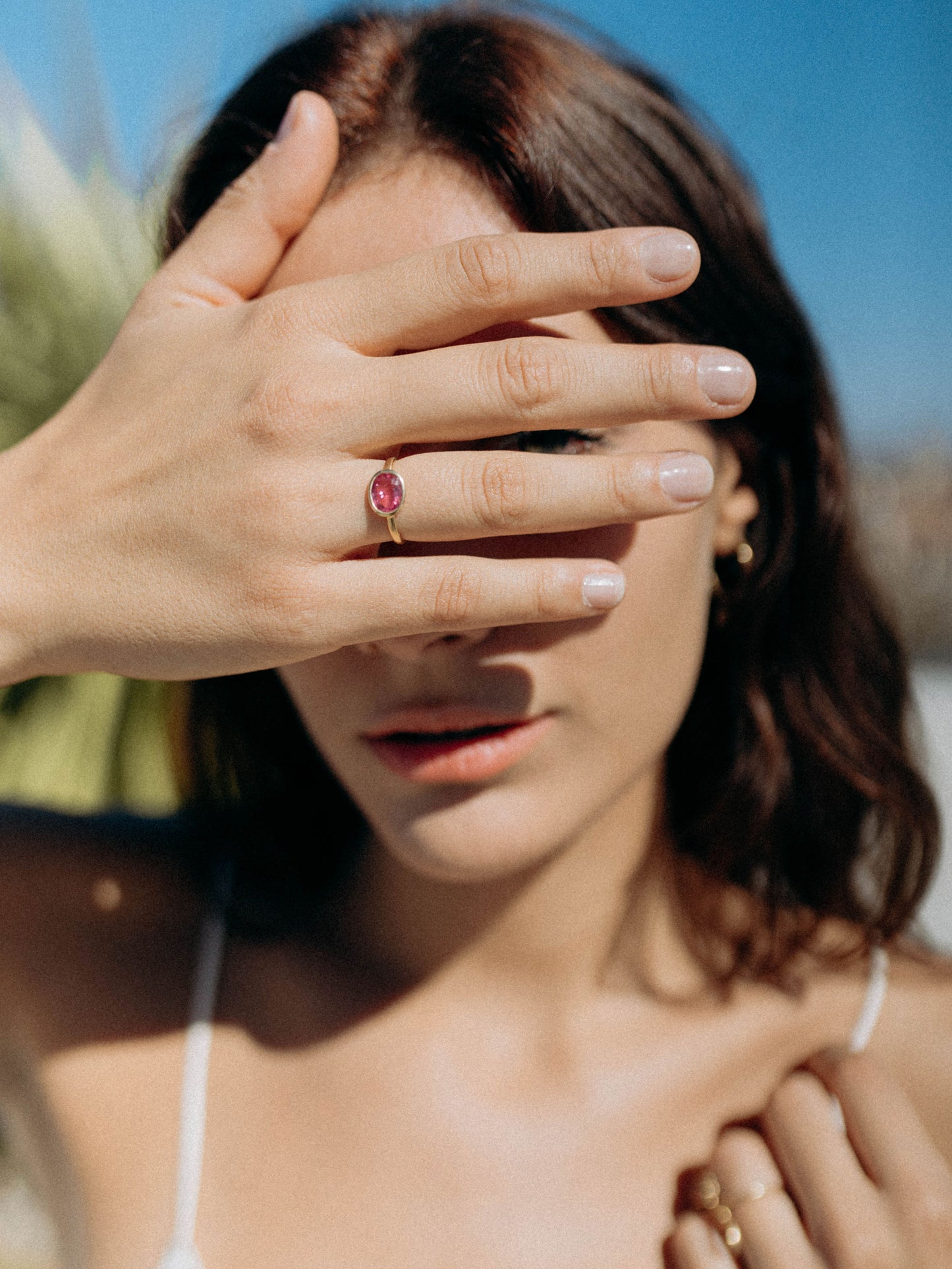 Pink Tourmaline Ring