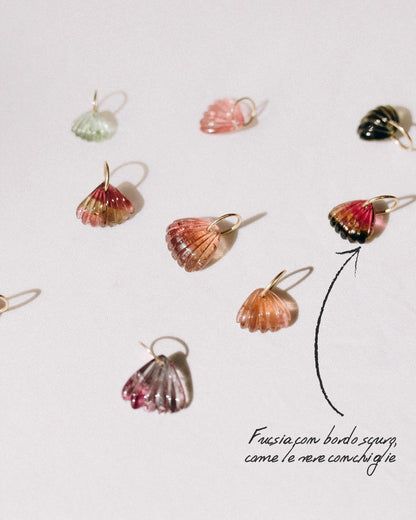 CIONDOLO CONCHIGLIA TORMALINA BY MIRTILLA JEWELS MIX