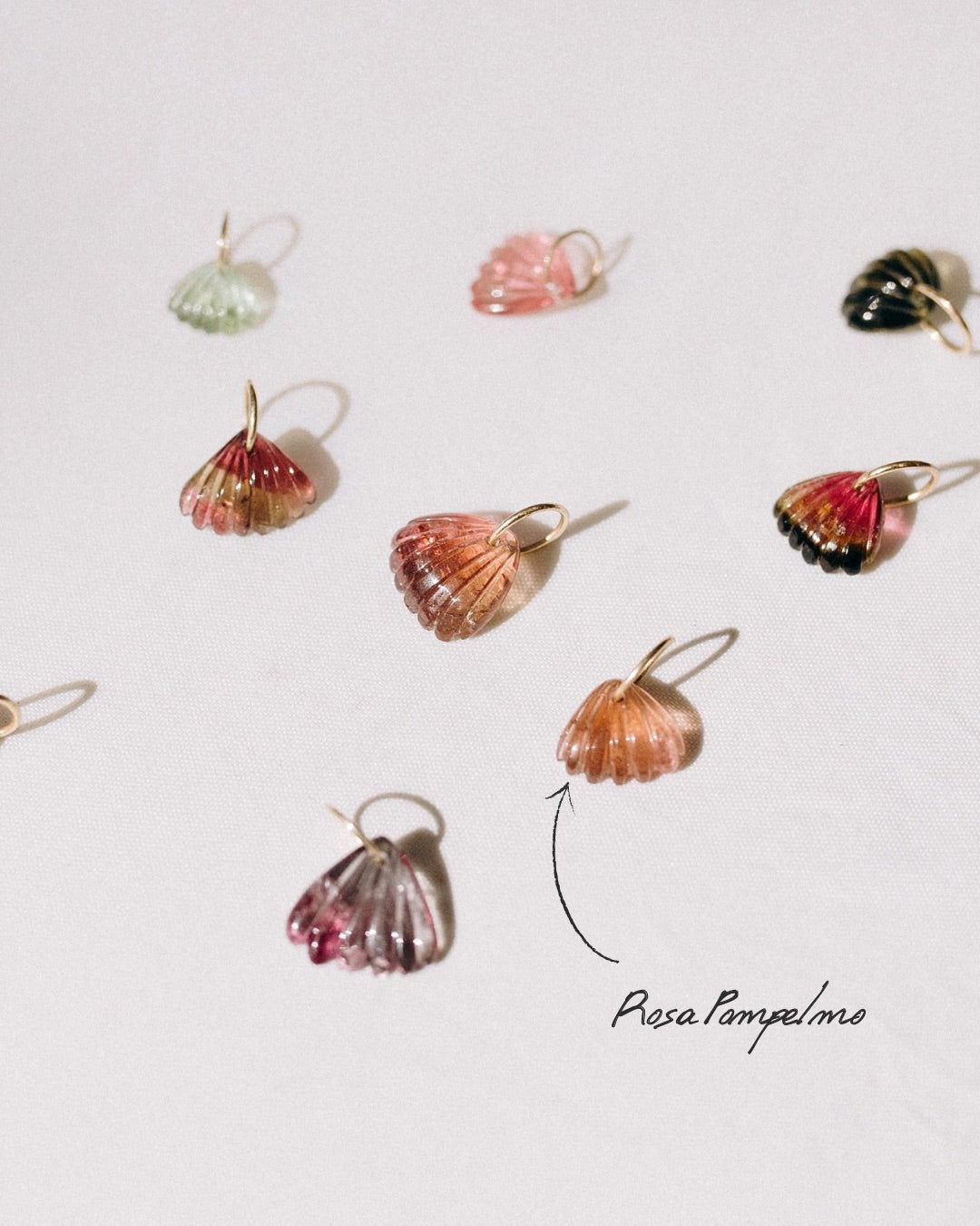 CIONDOLO CONCHIGLIA TORMALINA MIRTILLA JEWELS