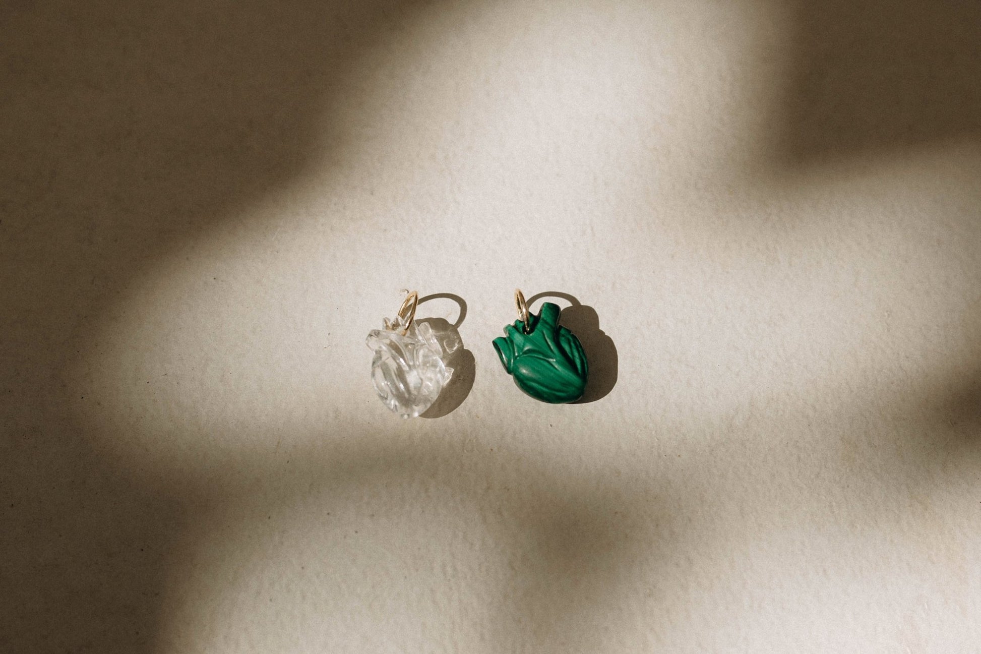 CIONDOLO CUORE ANATOMICO MALACHITE BY MIRTILLA JEWELS