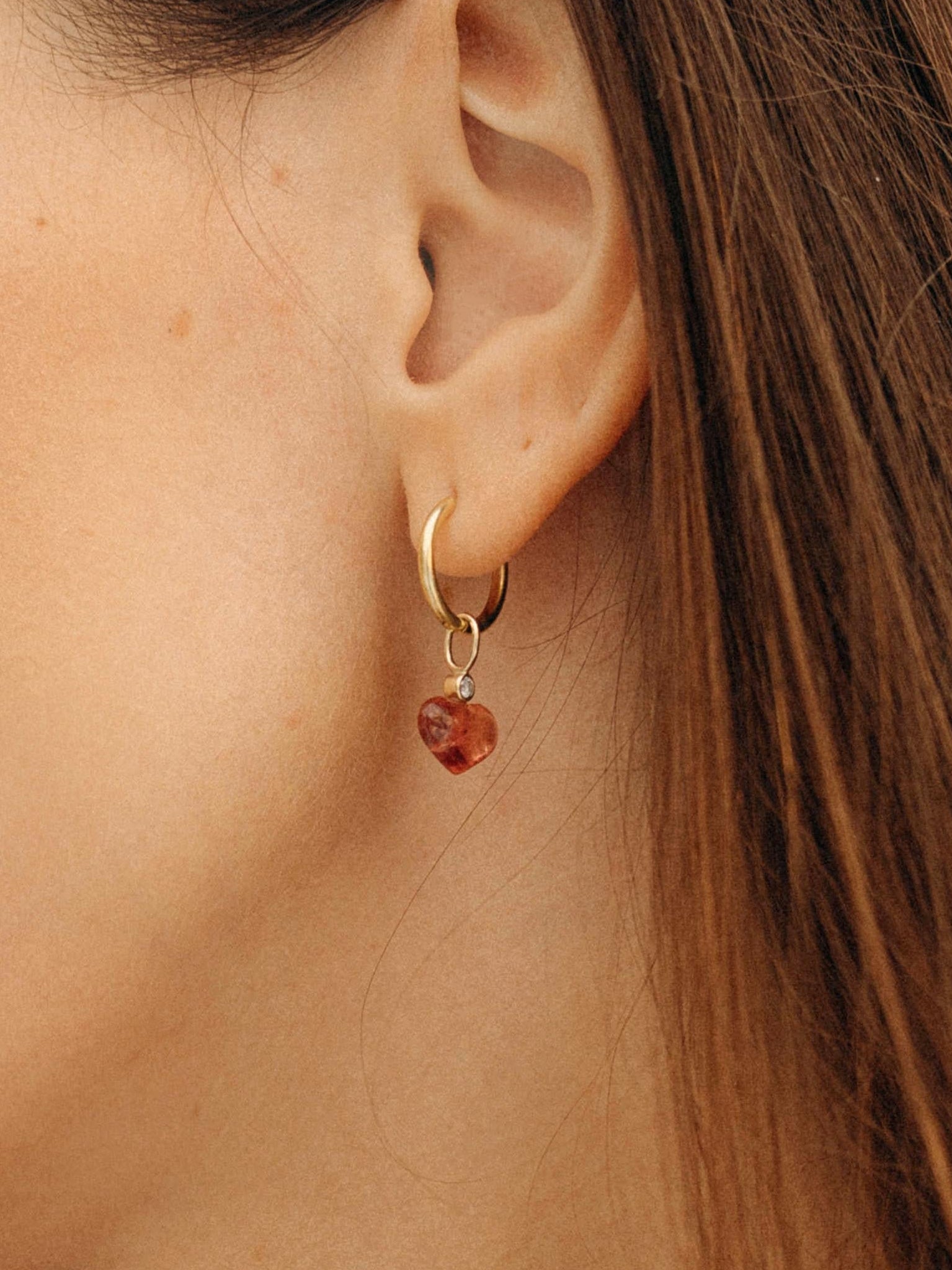 CIONDOLO ORO 18 CUORE DI TORMALINA BY MIRTILLA JEWELS