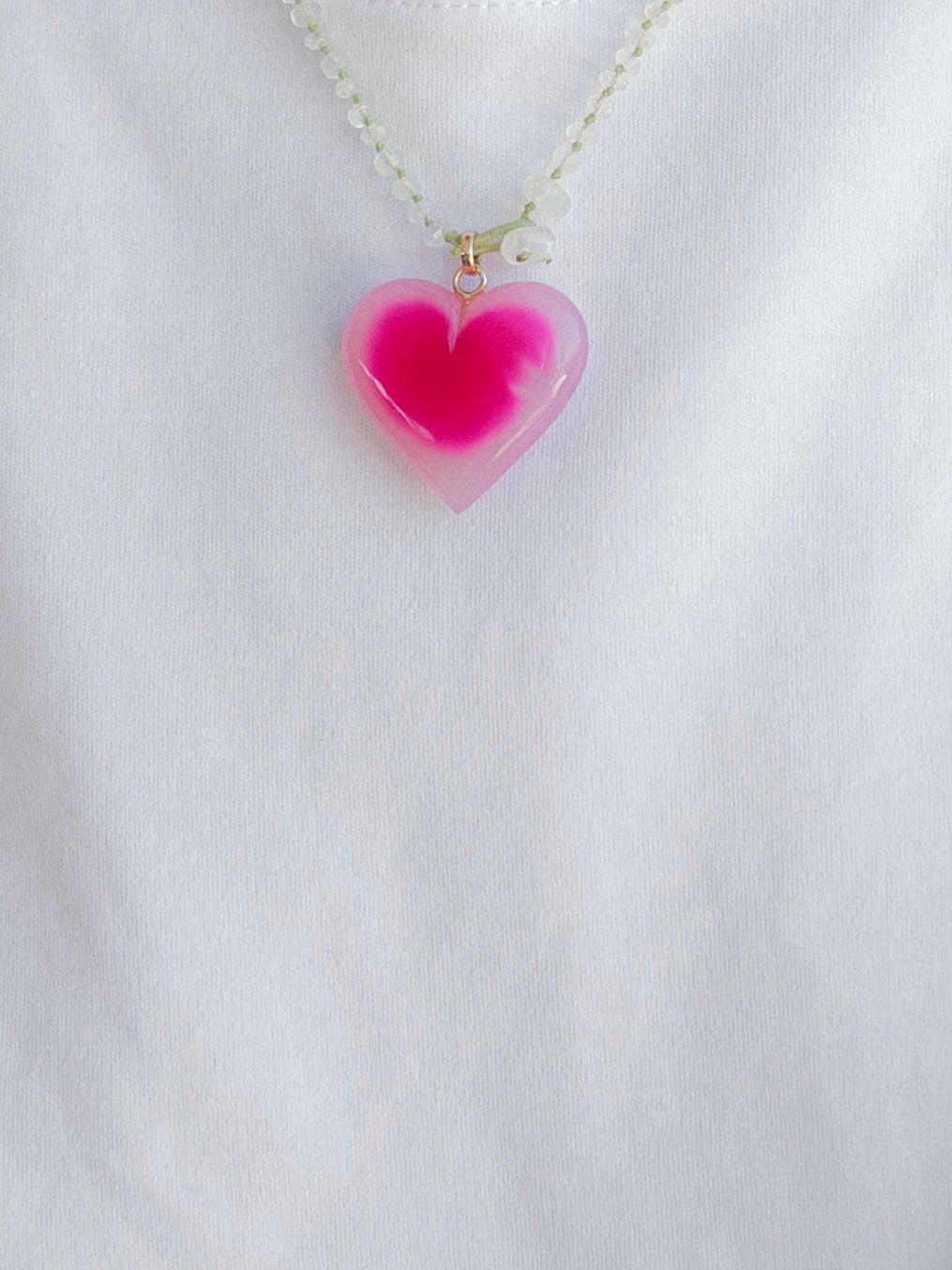 CIONDOLO ORO CUORE GRANDE MIRTILLA JEWELS