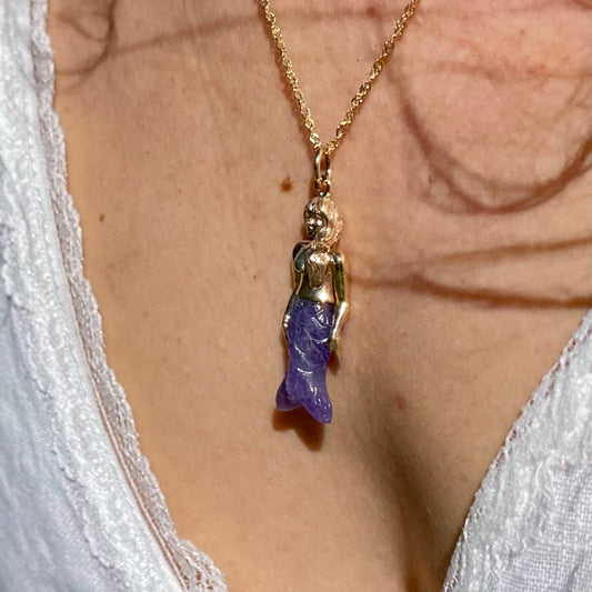 CIONDOLO SIRENA TANZANITE