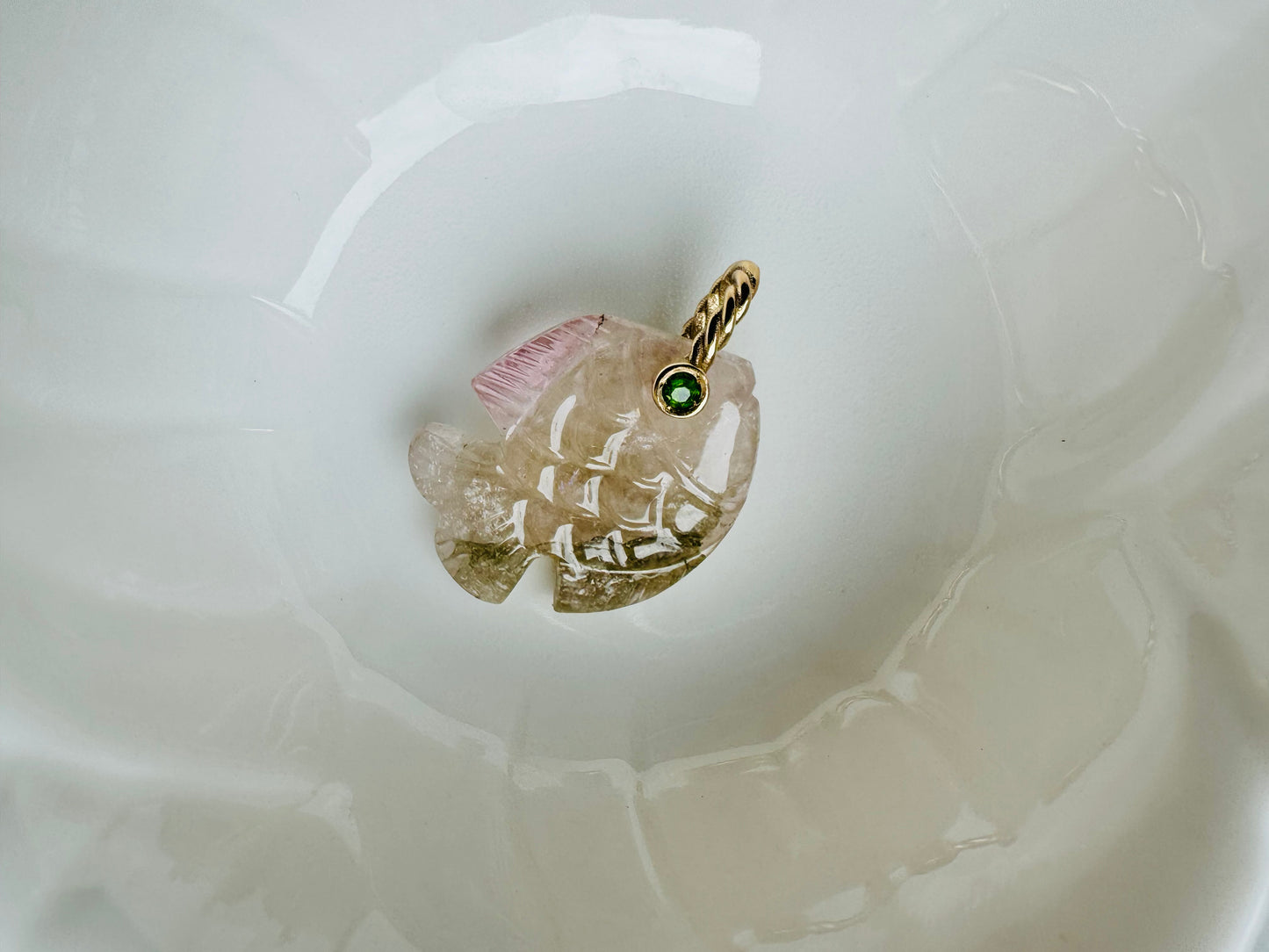 Ciondolo Pesce Tormalina
