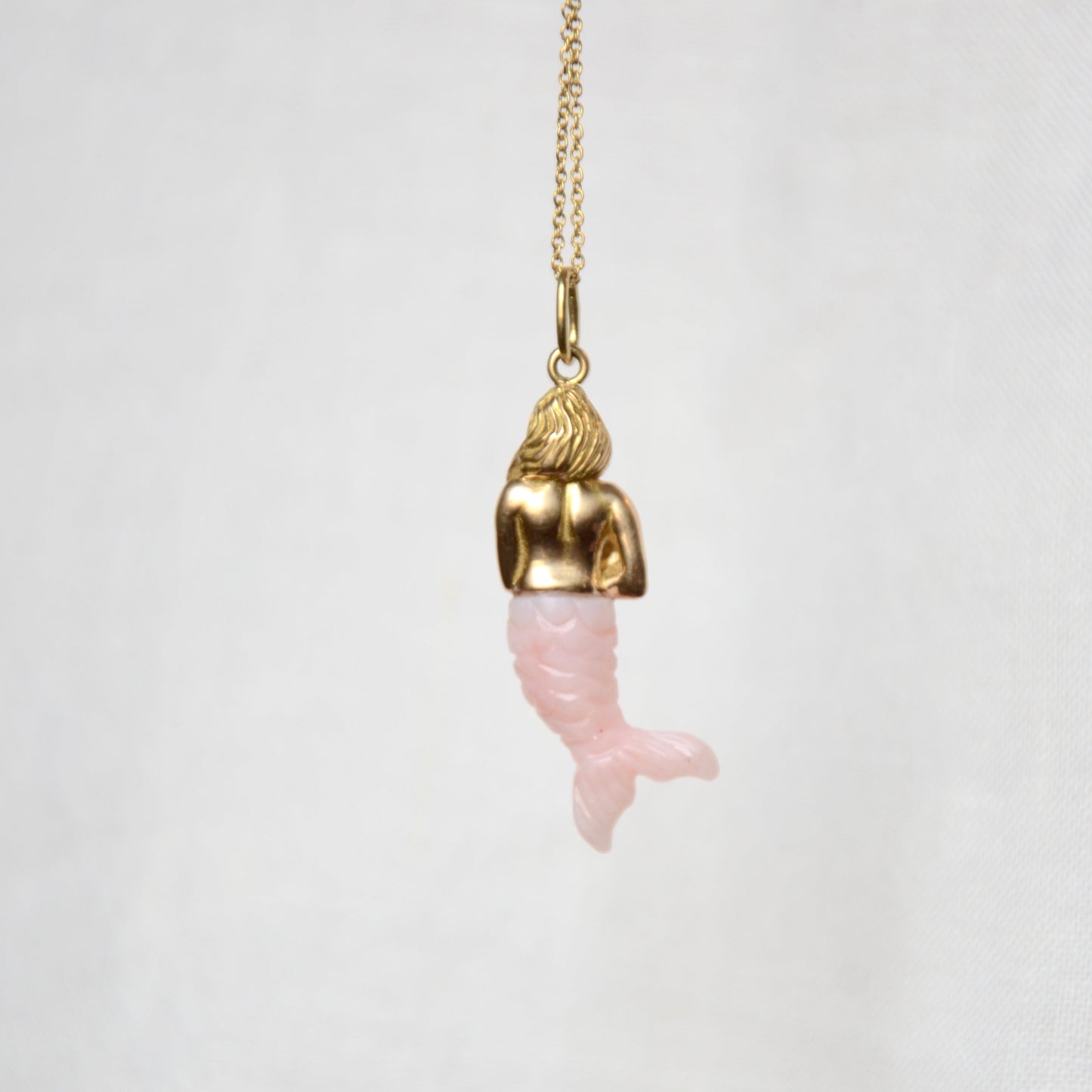 CIONDOLO SIRENA OPALE ROSA