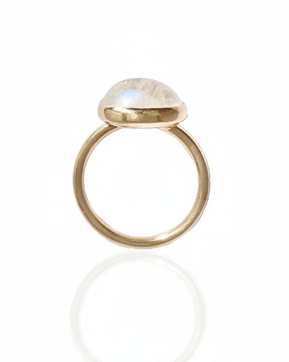 anello oro pietra di luna piccolo mirtilla jewels