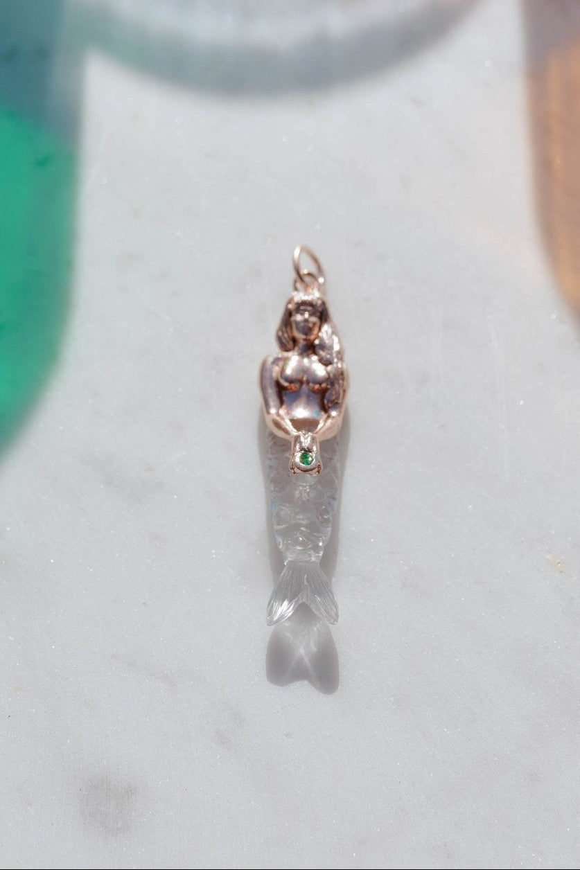 ciondolo SIRENA CRISTALLO  by Mirtilla Jewels